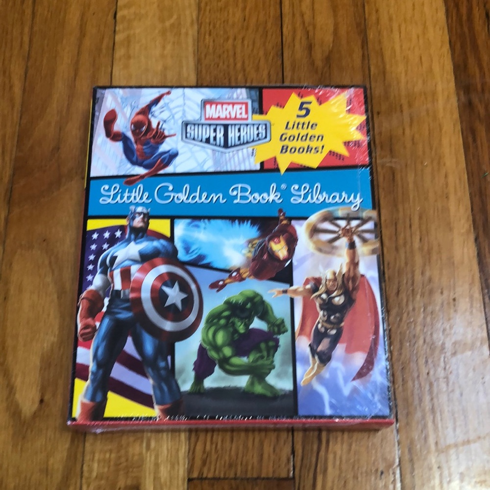 Marvel super heroes 5 little books set